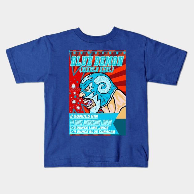 Blue Demon Kids T-Shirt by BludBros